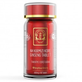 NH Kırmızı Kore Ginseng Tablet – 6 Yıl Yetiştirilmiş Premium Kalite